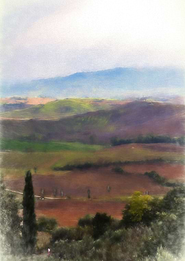 hilly landscape