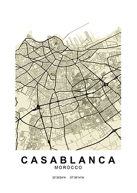 Casablanca Classic Map