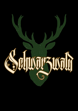 Schwarzwald Hirsch Geweih