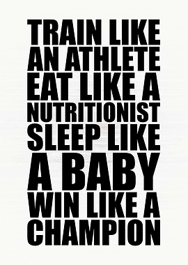 Train Like An Athlete