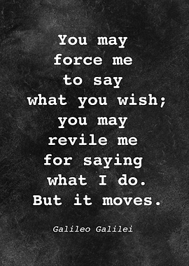 Galileo Galilei Quote D030