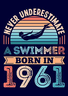 Swimmer born in 1961 60th