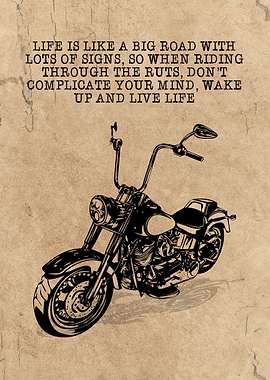 Motorcycle Rider Wall Art