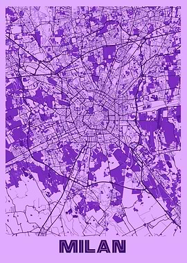 Milan Lavender Map