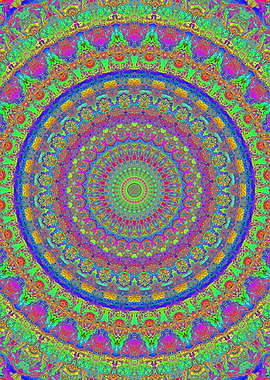 Ornate Trippy Mandala