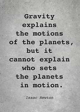 Isaac Newton Quote L002