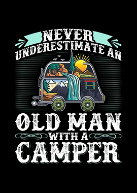 Old Man With A RV Camper