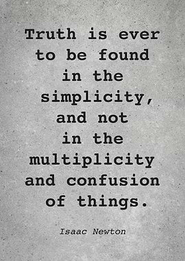 Isaac Newton Quote L005