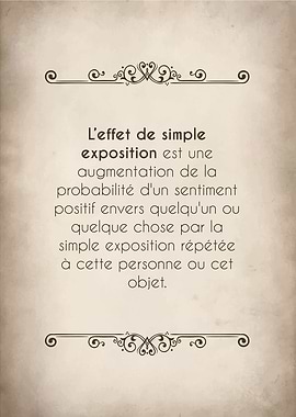 Effet de simple exposition