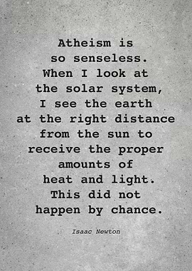 Isaac Newton Quote L006