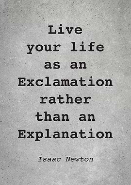 Isaac Newton Quote L003