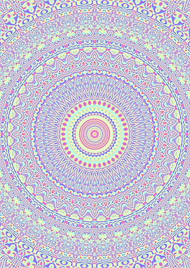 Intricate Pastel Mandala