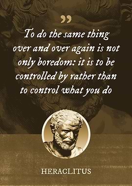 To do the same thing over