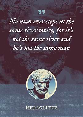 No man ever steps in the