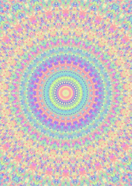 Boho Pastel Mandala