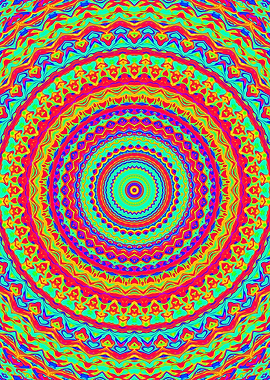 Colorful Ornate Mandala