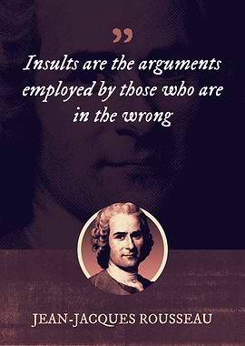 Insults are the arguments