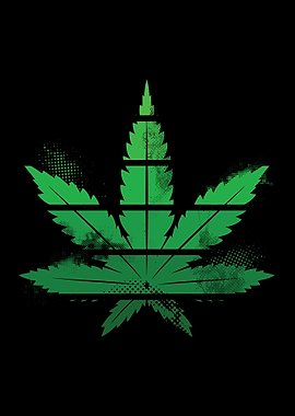 Cannabis leaf Weed 420