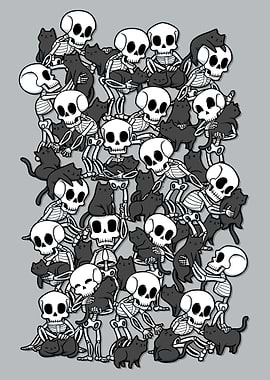 Cat Skull Party