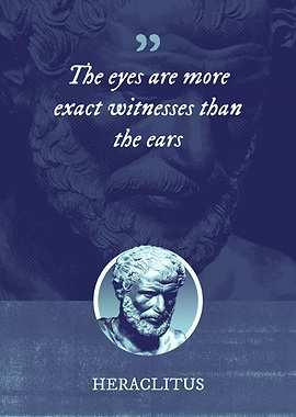 The eyes are more exact