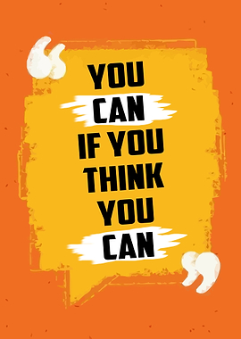 Inspirational You can do