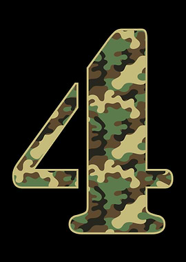 Number 4 Military Camo