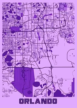 Orlando Lavender Map