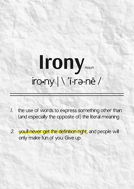Irony