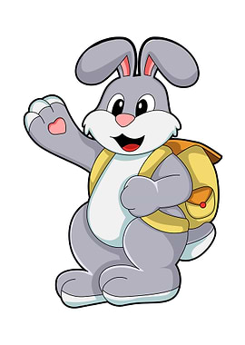 Rabbit Student Backpack