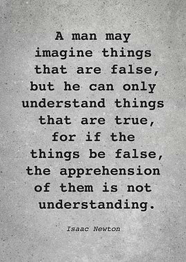 Isaac Newton Quote L022