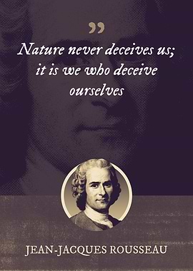 Nature never deceives us