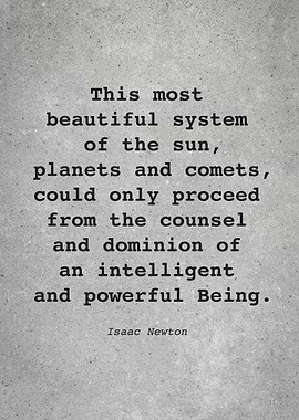 Isaac Newton Quote L030