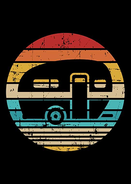 Camping vintage Caravan tr