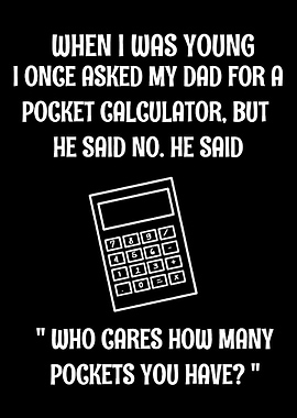 Pocket Calculator Math Tea