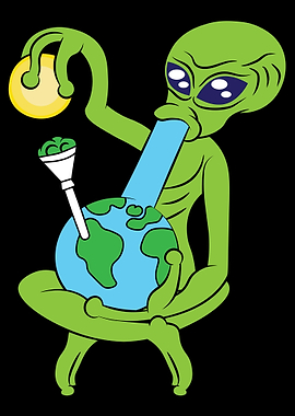 420 Alien Bong