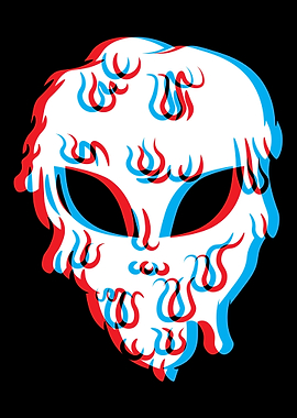 Melting Alien Face