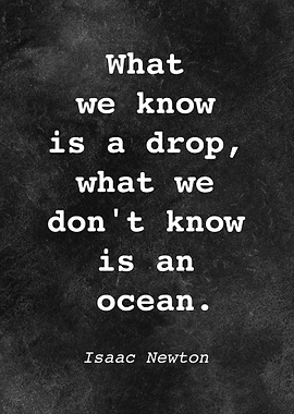 Isaac Newton Quote D001