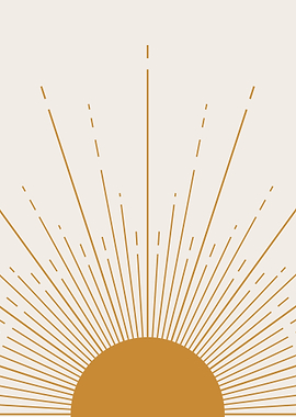 Minimalist Sun Art