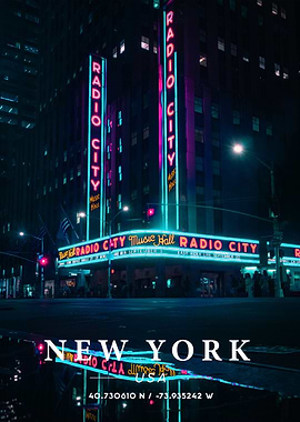 New York Coordinate Art