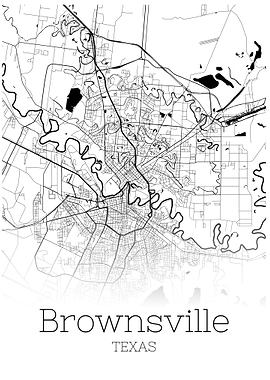 Brownsville Texas City map