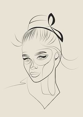 Woman Line Artwork