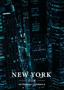 New York Coordinate Art