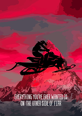 Snowmobile Wall Art Decor