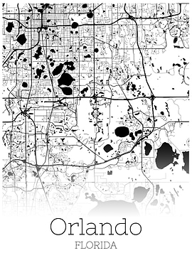 Orlando Florida map