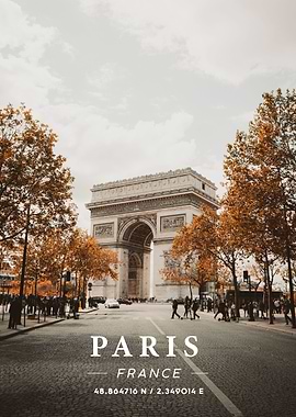 Paris Coordinate Art