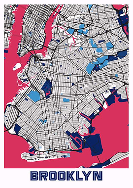 Brooklyn MilkTea Map
