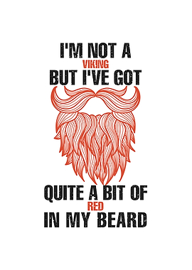 Red in my beard