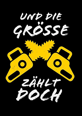 Motorsge Waldarbeiter Fun