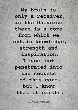 Nikola Tesla Quote L007