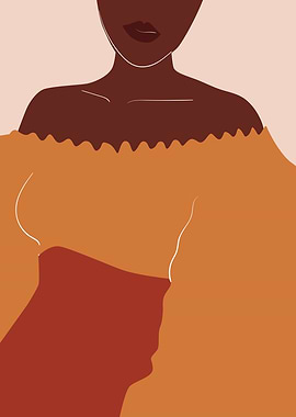 BLACK WOMAN ABSTRACT